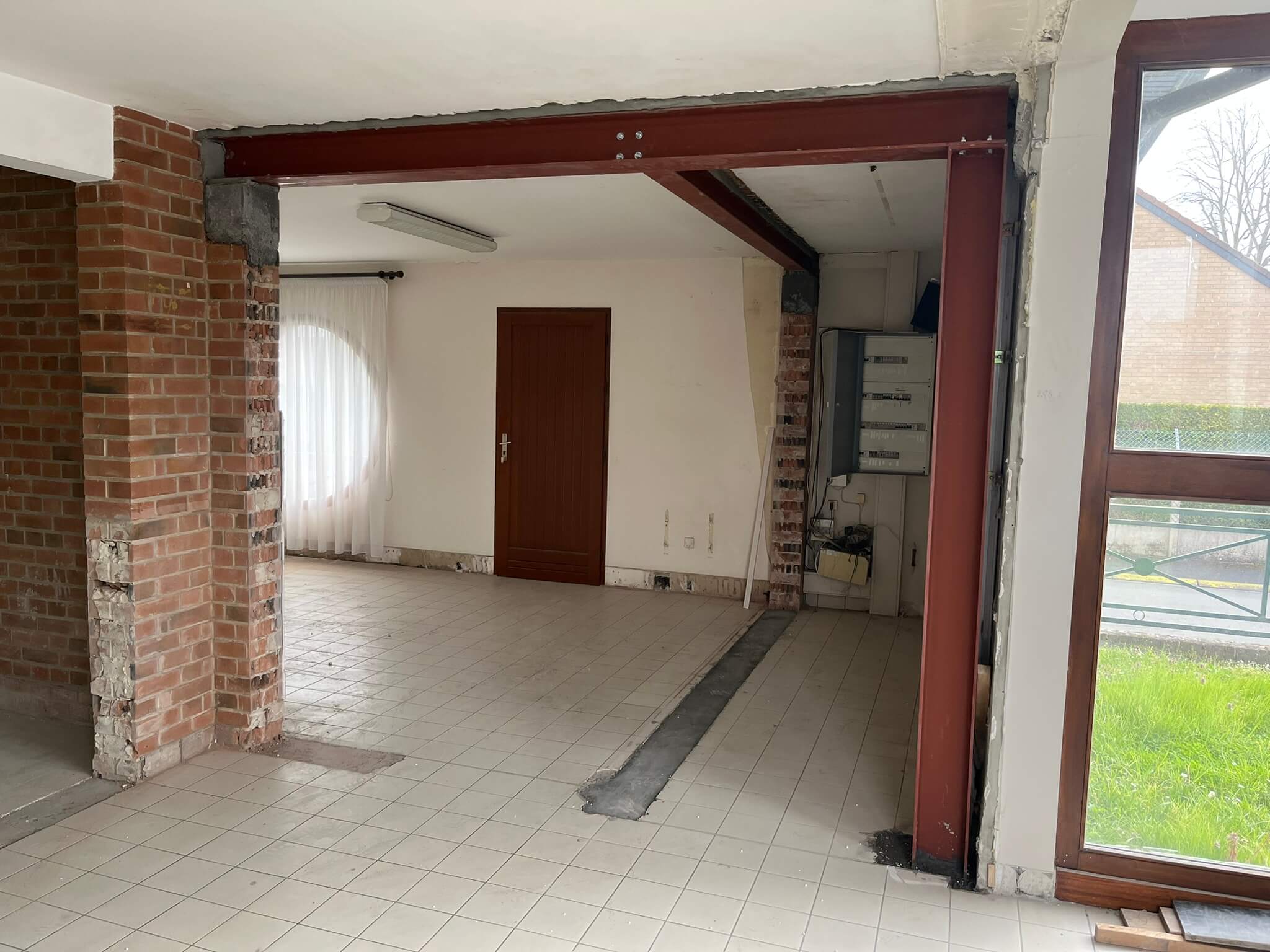 ouverture de mur porteurs