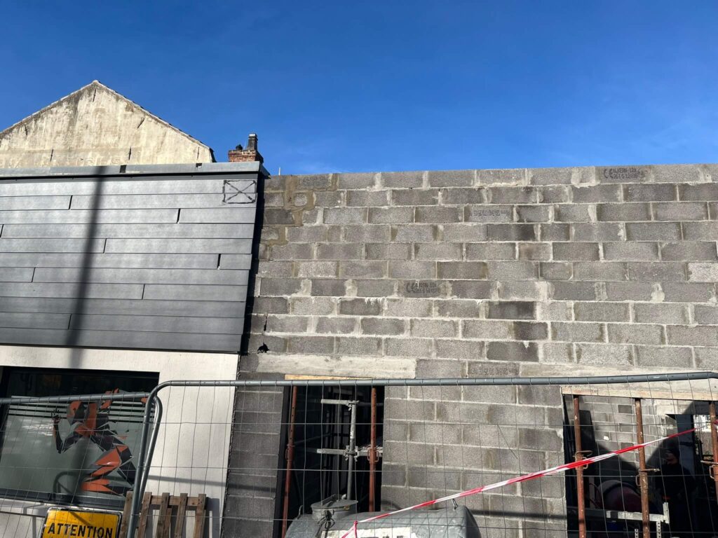 Extension en parpaing