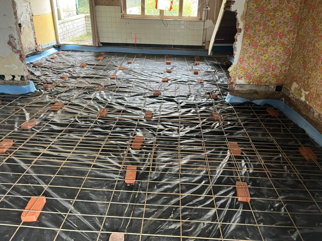 Dallage en rénovation