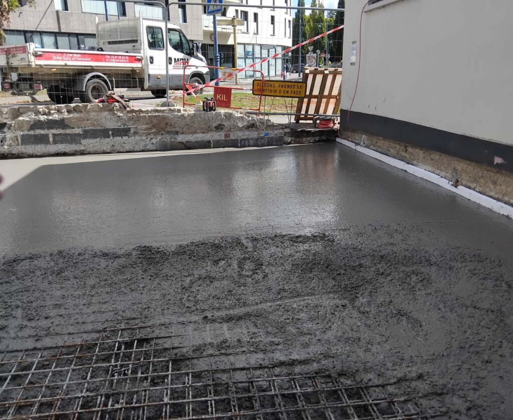 Coulage de dalle basse